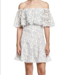 N/Nicholas floral lace frill dress